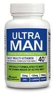 Ultra Man - Multi-Vitamins 90 Tablets - Premium Performance Formula 100% Natural - Multivitamins for Man - Dietary Supplement