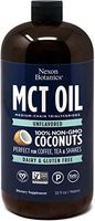 Nexon Botanics Pure Keto MCT Oil 32 oz - Unflavored MCT Coconut Oil from Non GMO Coconuts - Perfect for Coffee - Used in Vegan and Ketogenic Diets - MCT Oil C8 C10 BPA Free