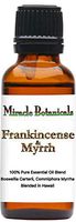 Miracle Botanicals Frankincense and Myrrh Blend - 100% Pure Essential Oil Blend - Therapeutic Grade - 30ml