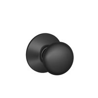 Schlage F10PLY622 Plymouth Passage Knob, Matte Black