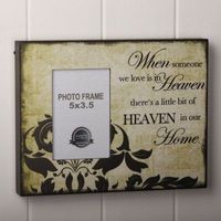 Adams&Co 10x8x1 chunky wood frame (WHEN SOMEONE YOU LOVE.)