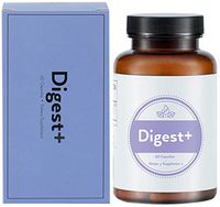Fusion Naturals - Digest - Natural Digestive Support - 60 Capsules - Promote A Healthy Gut Environment, Alleviate Gas & Bloating, 100% Vegan