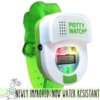 Potty Time: The Original Potty Watch | Newly Improved 2019 ~ Water Resistant | Toddler Toilet Training Aid, Warranty Included (Set Automatic Timers with Music for Gentle Reminders), (Green-2020 Model)