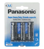 Panasonic Super Heavy Duty Batteries "AA" UM-3NPA - 3 x 4 Pack