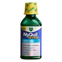 Vicks NyQuil Cough Cold and Flu Nighttime Relief (Severe Original, 3 PK)