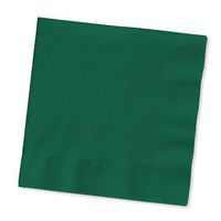 Creative Converting Touch of Color 200 Count 2-Ply Paper Beverage Napkins, Hunter Green - 253124