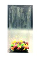 UNIQUEPACKING 100 Pcs 4x2x8 Clear Side Gusseted Cello/Cellophane Bags Good for Candy Cookie Bakery