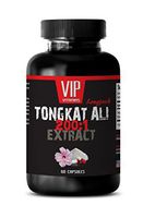 Sex Booster Pills - TONGKAT ALI 200: 1 400 MG Extract - Tongkat Ali Extract Bulk - 1 Bottle 60 Capsules