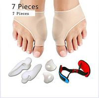 Bunion Corrector & Bunion Relief Protector Kit, Bunion Sleeves Hallux Valgus Corrector Alignment Orthotics Pain Relief Foot Care Tool.