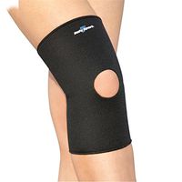 Safe-T-Sport Neoprene Open Patella Knee Sleeve Support by FLA XXX-Large Black