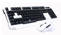 UniFire V60 Waterproof 2.4G Wireless Gaming Keyboard with Mouse DPI Control For DESKTOP PC Laptop Wireless Keyboard Mouse Combos (white)