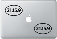 21-15-9 Crossfit FlashDecals0996 Set Of Two (2x) , Decal , Sticker , Laptop , Ipad , Car , Truck