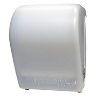 Palmer Fixture TD020103 Hands Free Auto-Cut Roll Towel Dispenser44; White Translucent