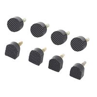 SUPVOX 60 Pairs of High Heel Tips Shoe Heels Replacement Caps (Assorted Size)