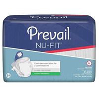 Prevail Nu-Fit Briefs Case of 96 Waist Size 32-44" Size Medium Color White Fi... MMED-FQPNU0121 Case