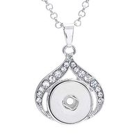 2017 NEW Crystal Alloy Pendant for Fit Noosa Necklace Snap Chunk Button A270 Woman Bright Stylish Elegant Women Womens Comfy Amulet Unique Style Design Delicate
