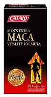 CATALO - Men's Extra Maca Vitality Formula, Dual Protection with Maca Extract and Tongkat Ali, Support Men's Functions and Charisma, Vitality and Stamina, Clinically Proven, 30 Capsules