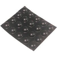 20 Large Black Round Bumps