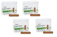 McKesson Performance Bandage Adhesive Fabric Strip, 100 Count (Pack of 4)