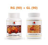 2 Bottle DXN Reishi Gano RG 90 Capsules + 2 Bottle DXN Ganocelium GL 90 Capsules
