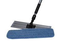 Nine Forty Microfiber Wet Dry Dust Mop Head for Hardwood Floor Set | Handle | 24 Inch Flat Pad Broom
