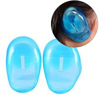 2PCS Ear Cover Shield Protector, Disposable Plastic Waterproof Ear Cover Shield, Ear Caps for Salon, Home Shower