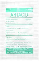 Medi-First 80213 Chewable Mint Antacid Tablets, 250-Packets of 2