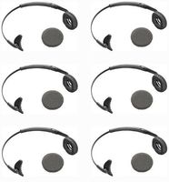 Plantronics (66735-01-) 6-Pack Uniband Headband with Leatherette Ear Cushion For Wireless Headsets