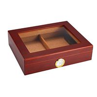 Zhongxingenggeng Solid Wood Cigar Box Portable Paint Cigar Box Cedar Wood Cigar Box Large Capacity Constant Humidity Cigar Box