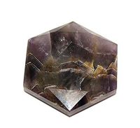 Amethyst Crystal Healing Tool Large Star of David SODAM1908