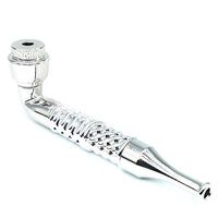 YESMOKER Alloy Herb Tool, Flannel Bag and Ten Stainless Screen Filters (Silver)