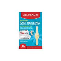 All Health All-Health Advanced Fast Healing Hydrocolloid Gel Bandages, Fingers & Toes, 16 ct | 2X Faster Healing for First Aid Blisters or Wound Care