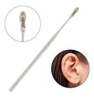 High Quality Professional 410 Stainless Steel Ear Curette Skid Resistant Pick Earpick Wax Earwax Remover Removal Tool for Ears Care, Cleaning, Treatments and Hygiene