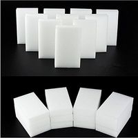 100 pcs/lot White Magic Sponge Eraser Melamine Cleaner,multi-functional Cleaning 100x60x20mm Wholesale & Retial