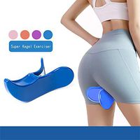 Super Kegel Exerciser, Morenitor Upgraded Pelvic Floor Muscle and Inner Thigh Buttocks Trainer, Correction Beautiful Buttocks Bladder Control Device Postpartum Rehabilitation for Adult, Blue