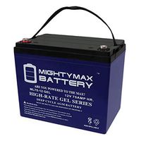 Mighty Max Battery 12V 75AH Gel Battery Replacement for Quantum Q6 Edge HD Brand Product