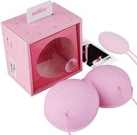 Electric Vibrating Nipple Sucker, Stimulating Breasts Enhancement Massager Vacuum Massage Instrument Stimulator Tongue Lick Breast Enlarge Toys Tshirt