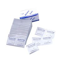 Exceart 400Pcs Alcohol Prep Pad Nonwoven 75% Isopropyl Alcohol Wipes Sterile Alcohol Pad for First Aid Wounds Sterilization Nails Phones