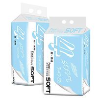 DDSKY 6 Rolls Toilet Paper, DDSKY 4 Plies Paper Toilet Roll Kitchen Bathroom Toilet Tissue Paper Household Paper