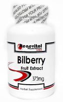 Bilberry Fruit Extract 375mg 100 Capsules ~ Renevitol
