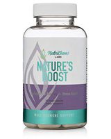 Nature's Boost - Vegan Testosterone Booster and Stress Relief Supplement for Improved Stamina, Performance, and Anxiety with Clinically Proven LJ00® and KSM-66 Ashwagandha®- 60 Veggie Capsules