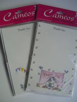 Thank You Notes (Kitten/Puppy)(Pad/Stationery){Cam2012/035} 20 Sheets with Envelopes