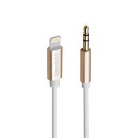 sunshot Car AUX Audio Cable Compatible with iPhone 7 8 X Xs Max XR 3.5mm Premium Auxiliary Audio Cable Accessories Upgraded Chip (3.3ft Gold)