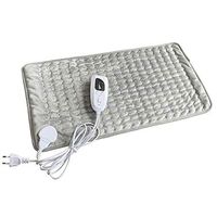 ASDYY Electric Blanket Heated Throw with Fast Heating Technology, Electric Heating Pad 3060cm Large Heating Pads,6 Heat Settings Heated Pad,Silvergray