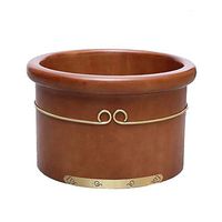 Foot tub , Wooden Foot Basin，Health Pedicure Bucket，Spa Massage Relieve Fatigue，Thickened Footbath,Unique Design