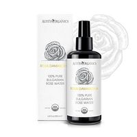 Alteya Organic Rose Water | USDA Certified Organic | Glass Spray Bottle | 6.8 Ounces