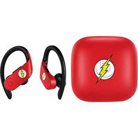 Skinit Decal Audio Skin for PowerBeats Pro - Officially Licensed Warner Bros The Flash Emblem Design