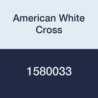 American White Cross Fabric Adhesive Strips, Sterile, Lightweight, 3/4" x 3", 100/Box, 12 Box/Case (Pack of 1200)