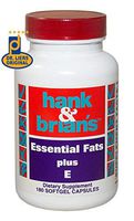 Hank and Brian's Essential Fats Plus E - Omega-3 and Omega-6 Fatty Acids from Fish Oils Plus Vitamin E