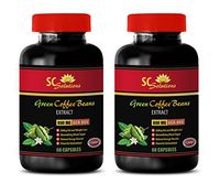 Weight Loss Products - Green Coffee 800MG Extract - Extra Strength GCA 800 - Green Coffee Pills - 2 Bottles (120 Capsules)